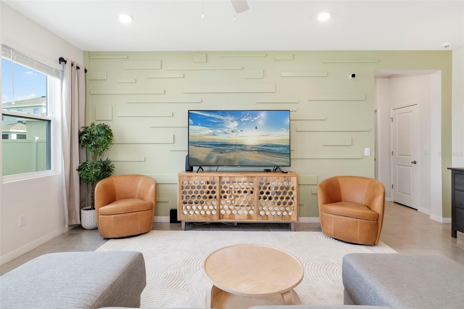 Living Room w/Accent Wall - 523 158TH ST E, BRADENTON