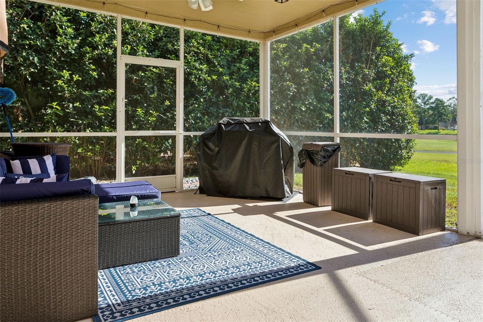 Covered patio area - 15611 SHOAL CREEK PL, ODESSA