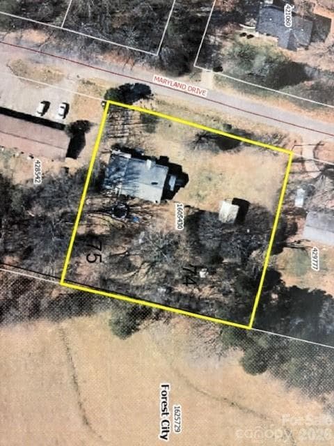 Aerial - 257 Maryland Drive, Forest City