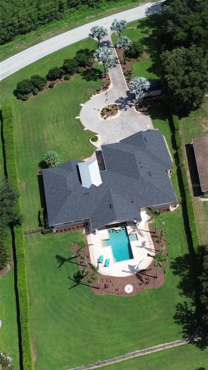 Overhead view - 3640 CRUMP RD, WINTER HAVEN
