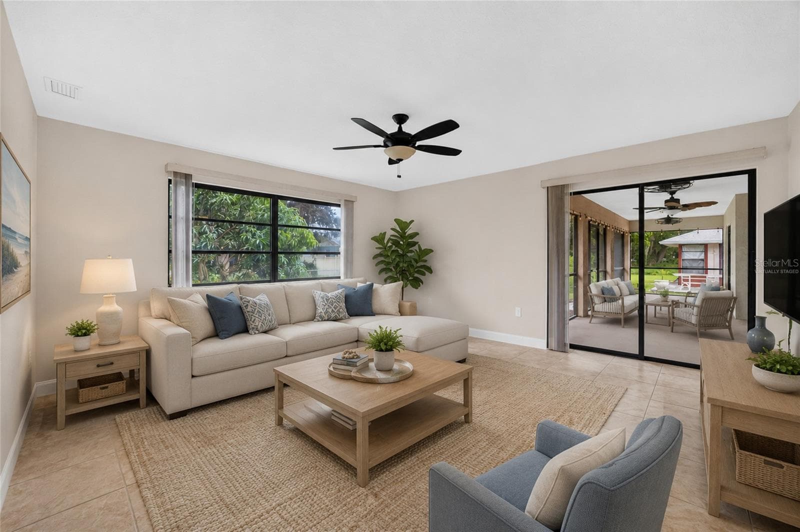 Virtually staged - 2058 LAKE VIEW BLVD, PORT CHARLOTTE