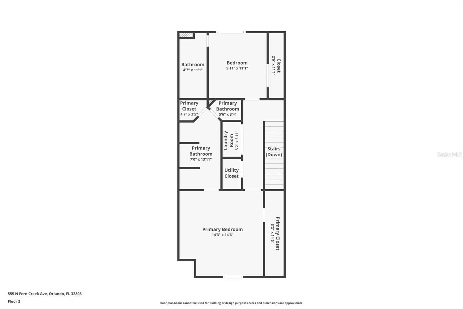Townhouse at 555 N FERN CREEK AVE #1, ORLANDO, photo 23 of 24