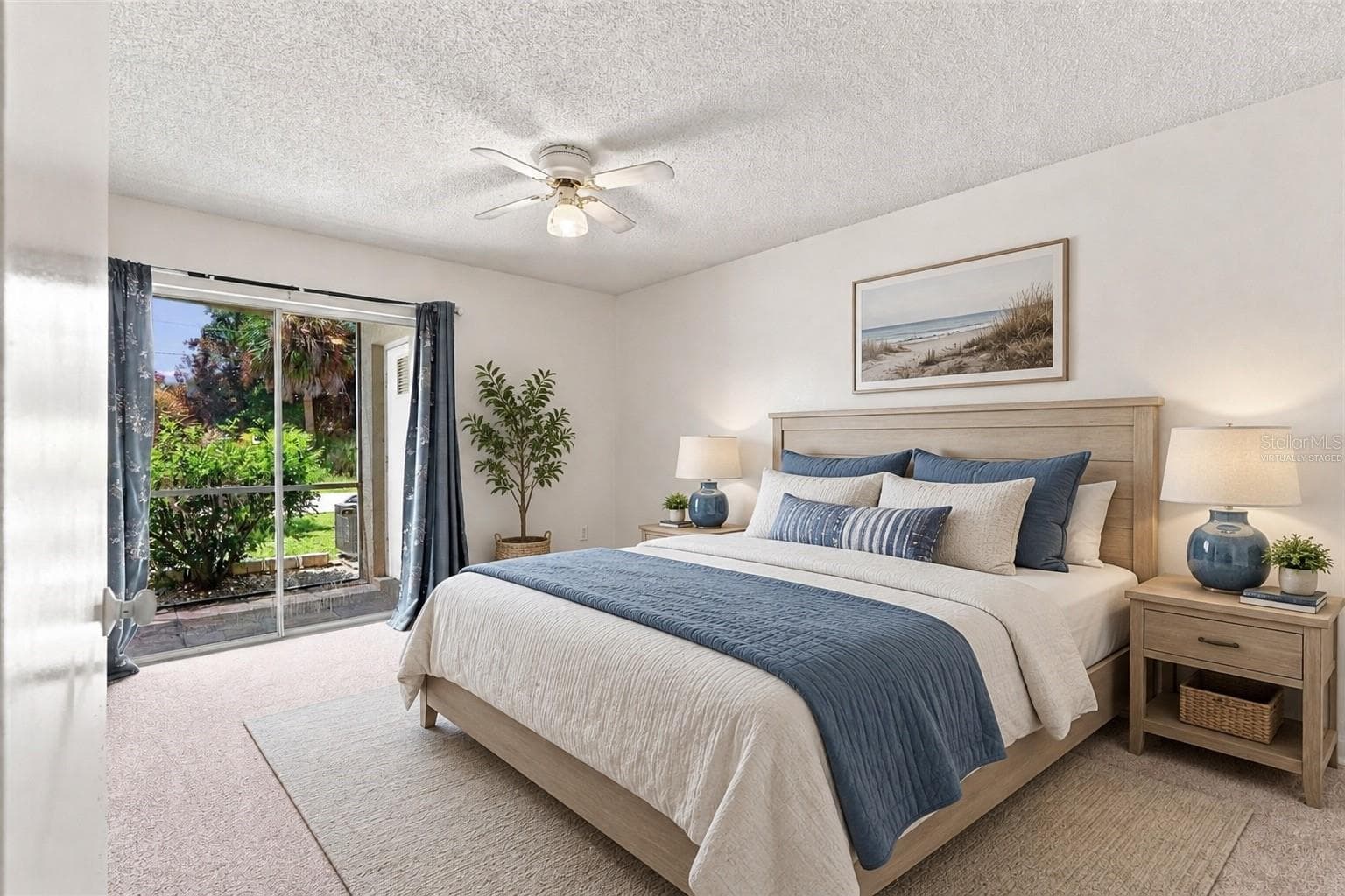 Virtually Staged  Primary Ensuite Bath With Patio Access - 22278 VICK ST #A101, PORT CHARLOTTE