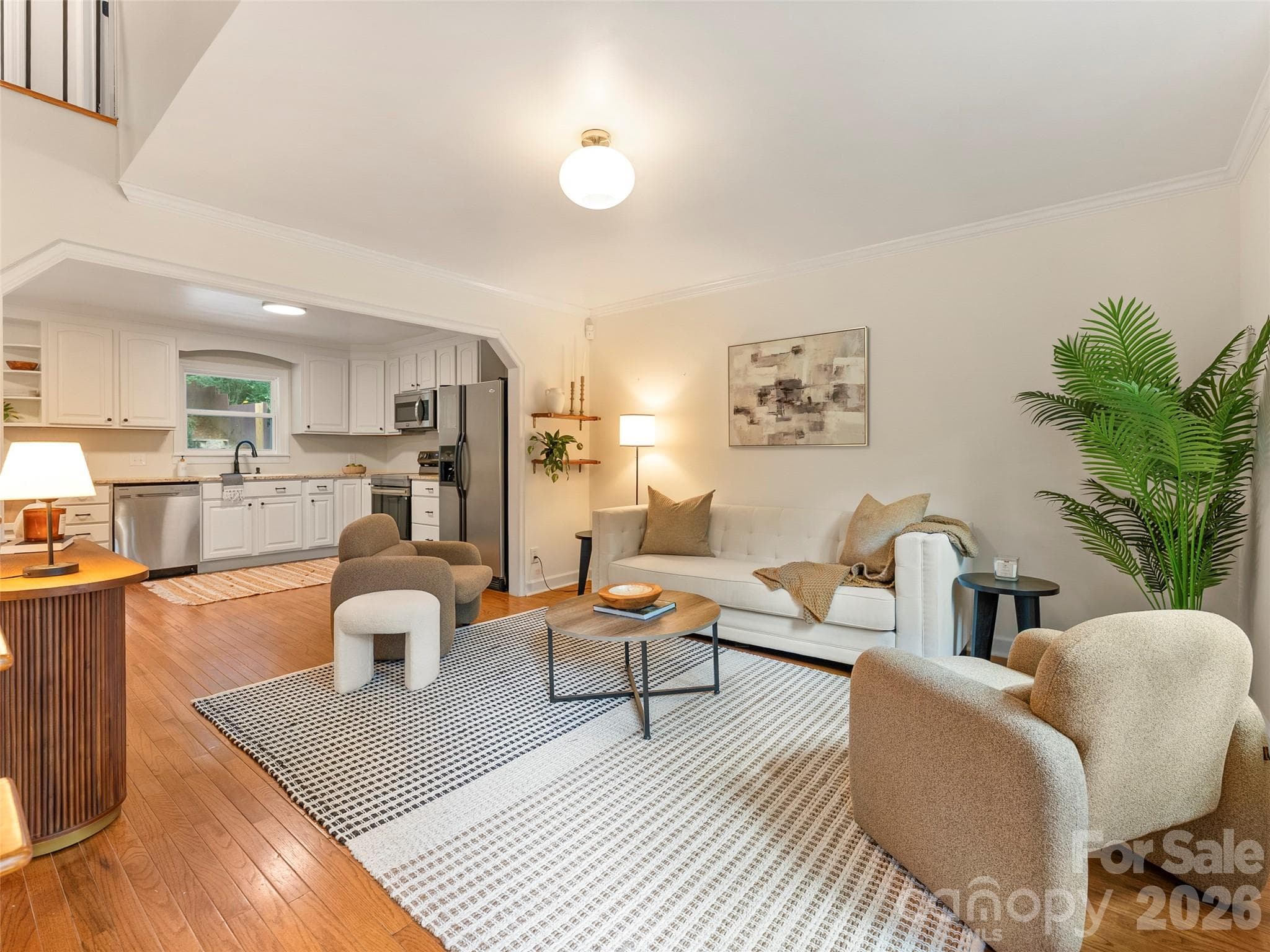 Living Room of main home - 28 Marne Road, Asheville