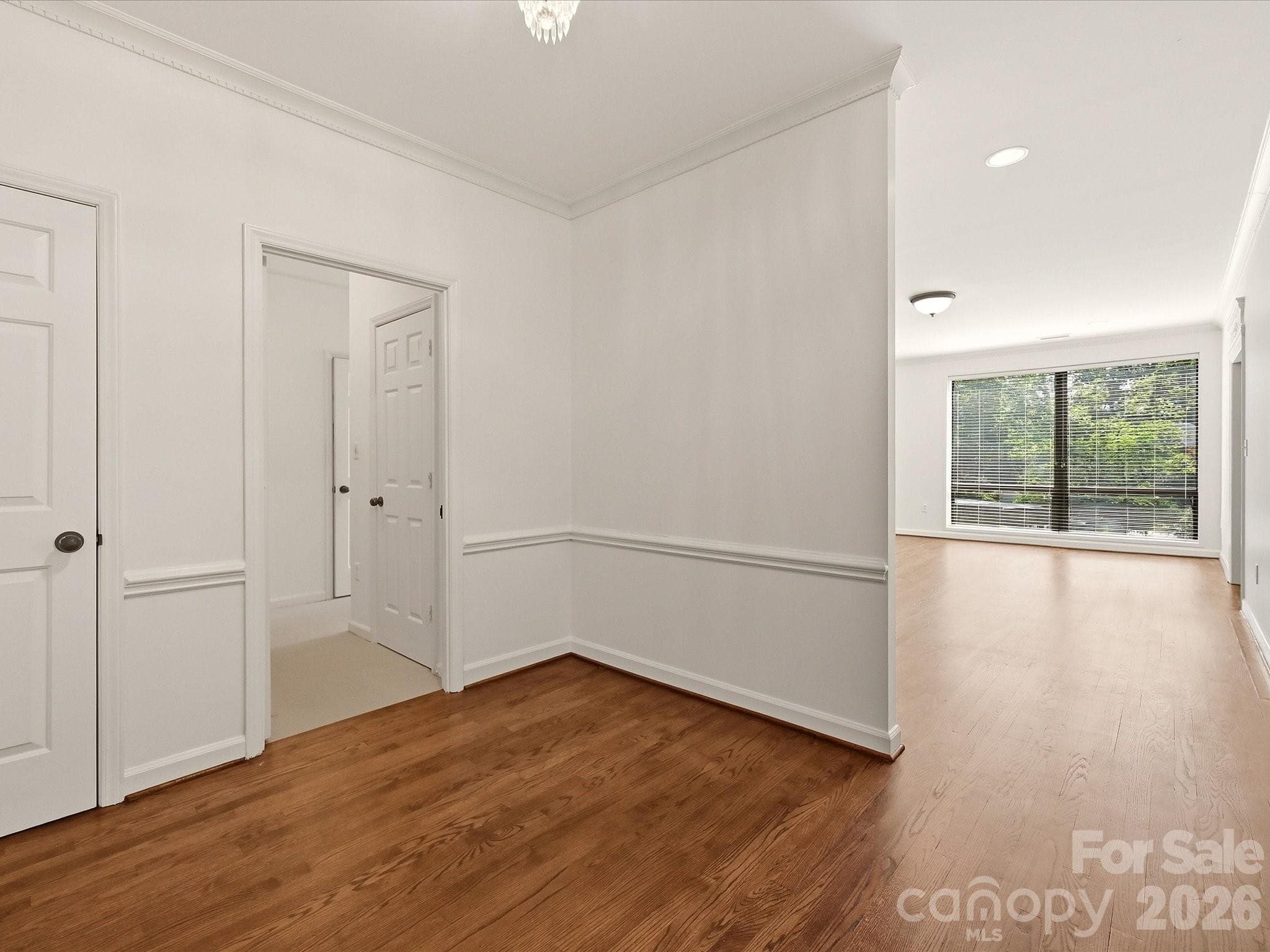 Entrance to bedroom on the left. - 806 Cherokee Road, Charlotte