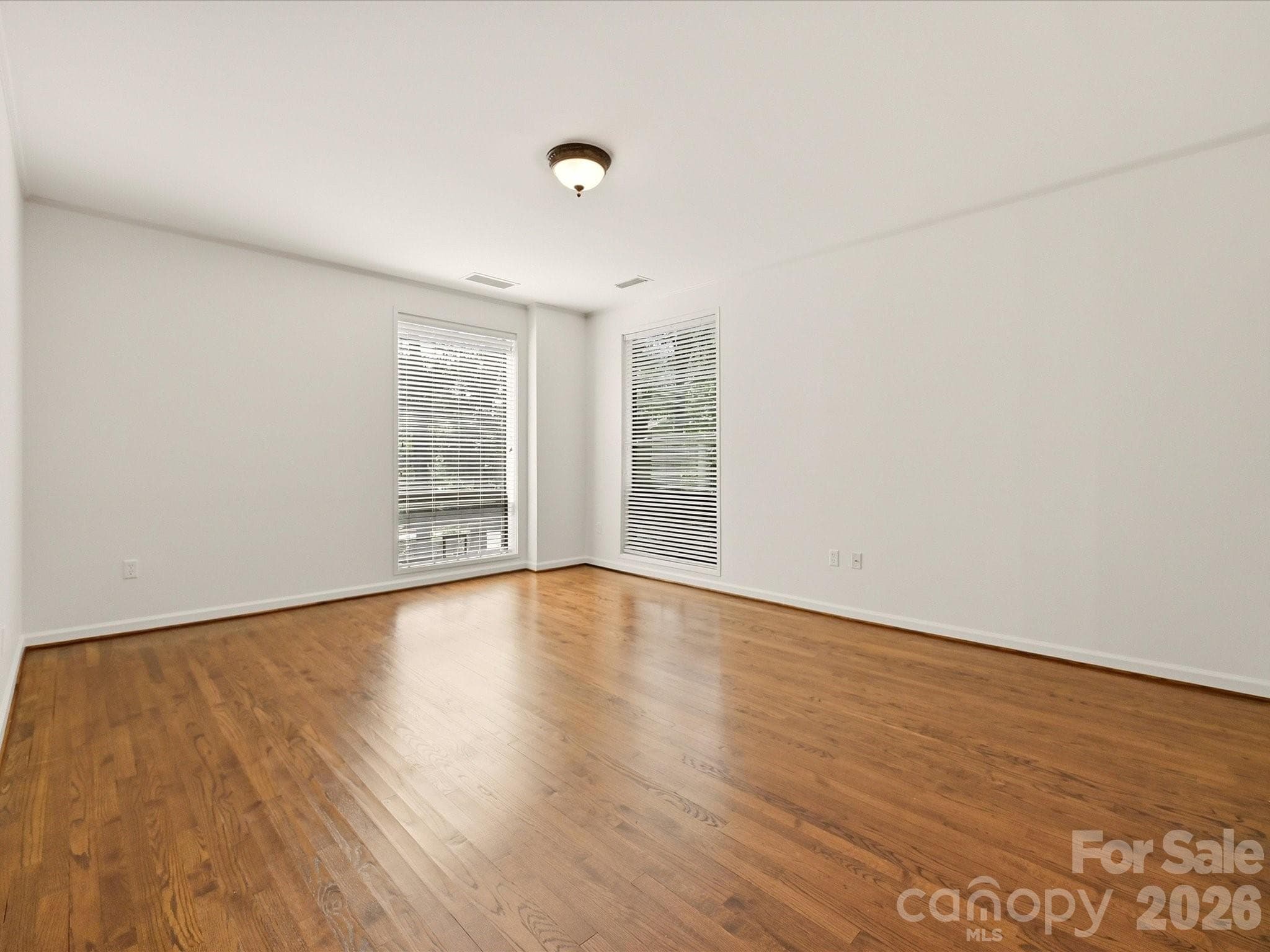Corner back bedroom with two windows - 806 Cherokee Road, Charlotte