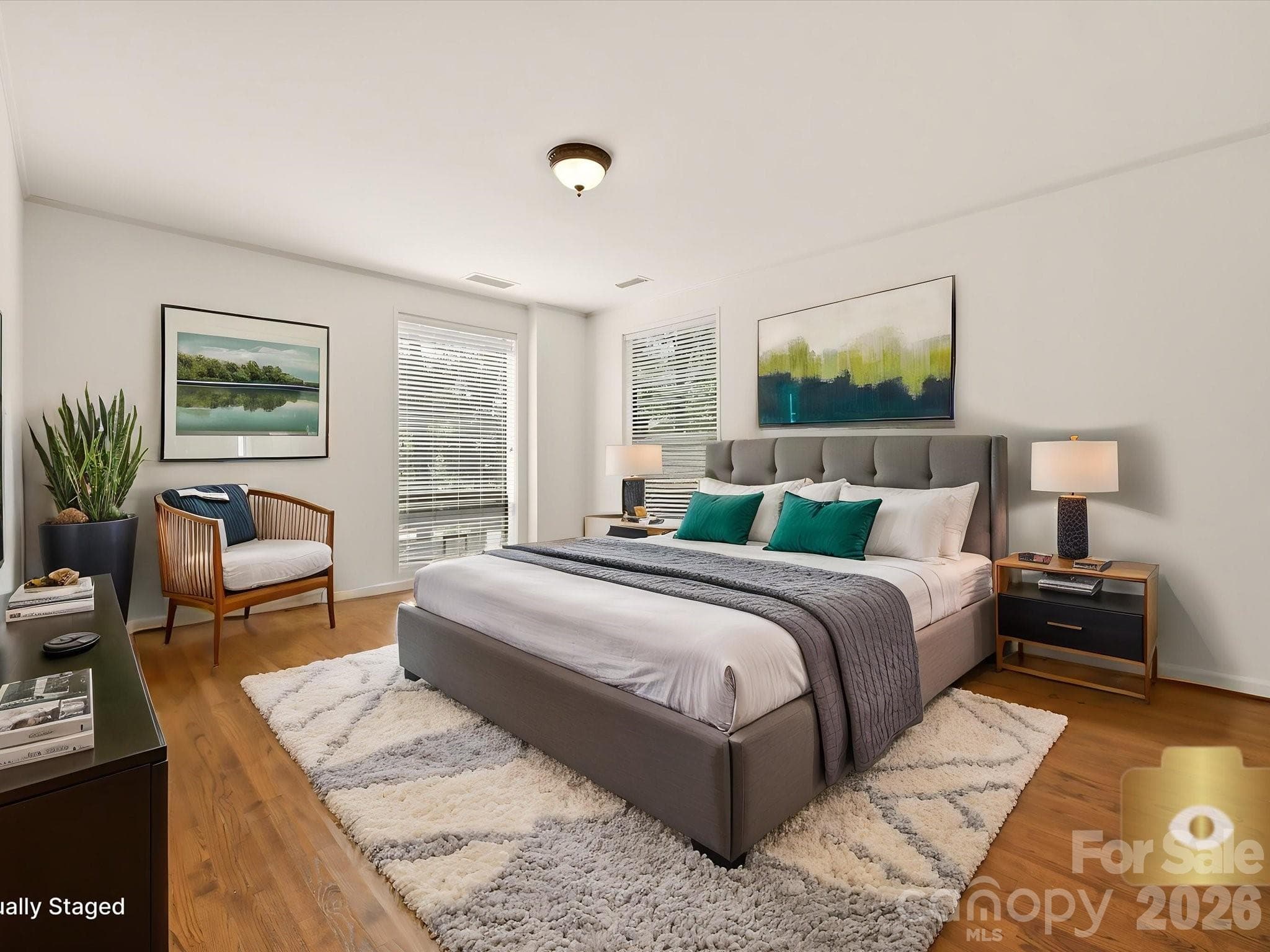 Another possible furniture placement - 806 Cherokee Road, Charlotte