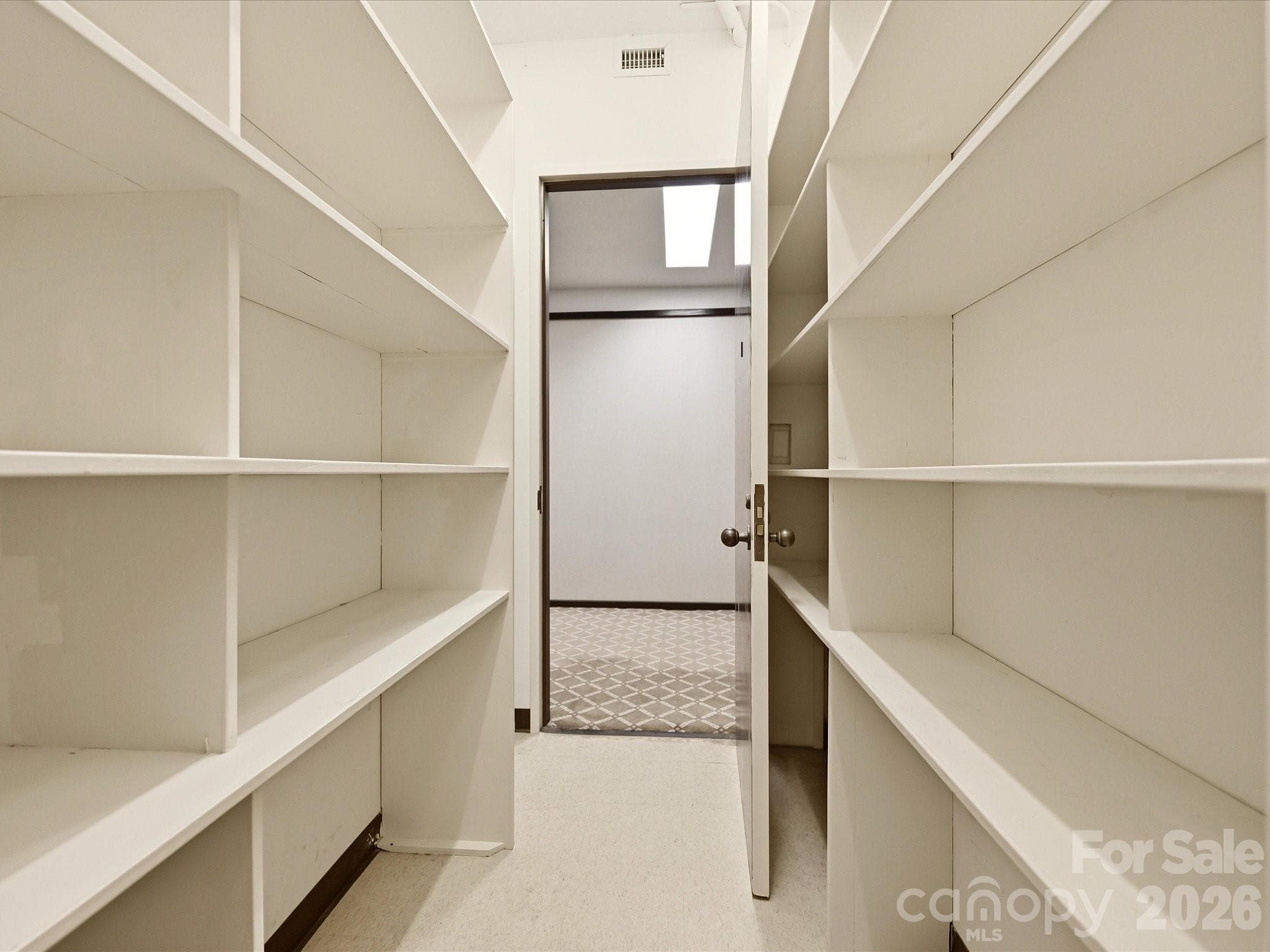 Storage closet with shelving - 806 Cherokee Road, Charlotte