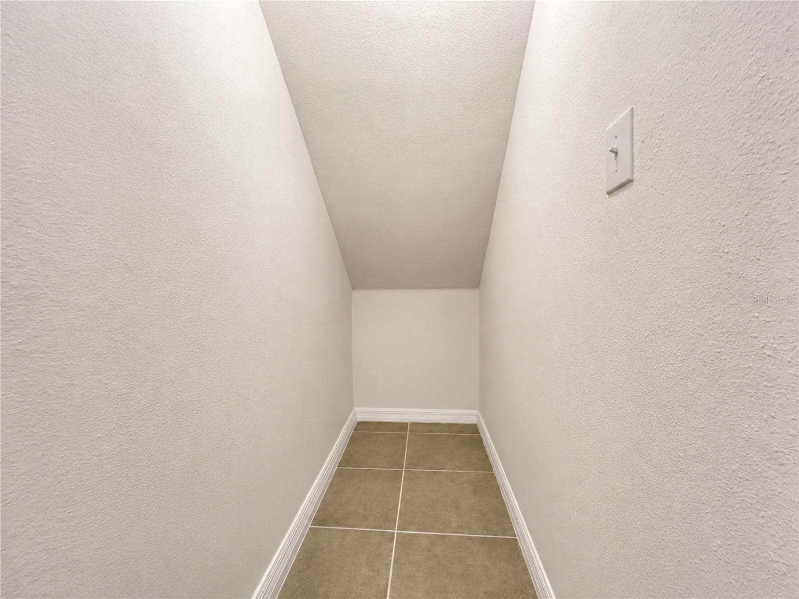 Under-stairs storage closet with durable vinyl plank flooring. - 3326 PLEASANT WILLOW CT, BRANDON