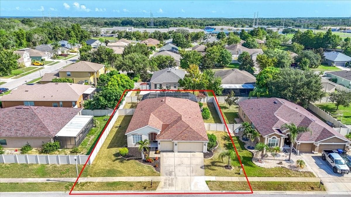 Drone view - 2309 SWORDFISH AVE, HOLIDAY