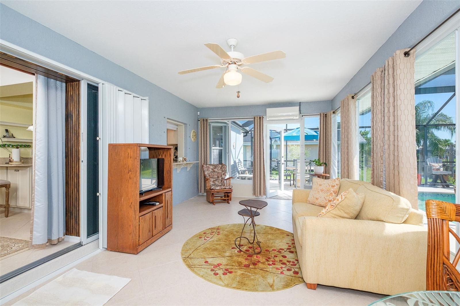 FL room w/mini split A/C - 9296 ARRID CIR, PORT CHARLOTTE