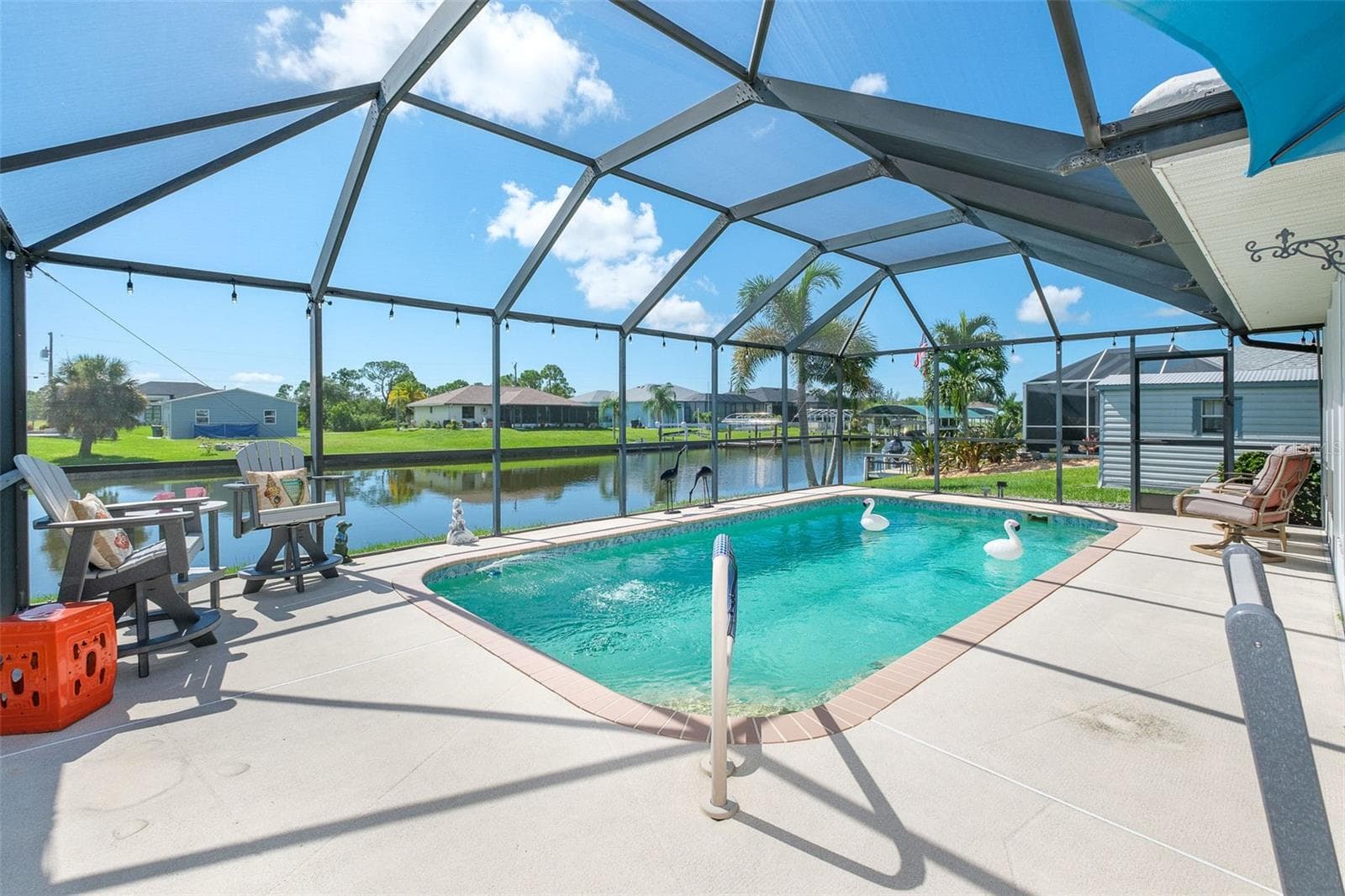 WOW! What a view from screened lanai - 9296 ARRID CIR, PORT CHARLOTTE