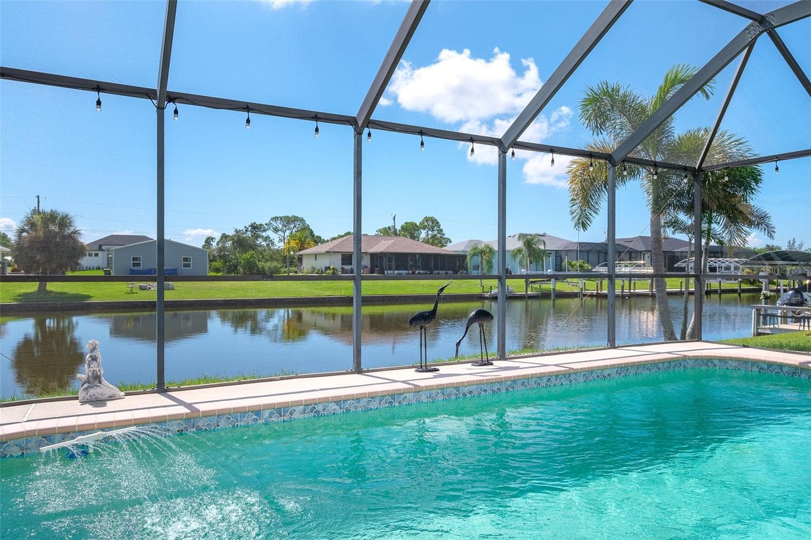 Stunning pool area - 9296 ARRID CIR, PORT CHARLOTTE