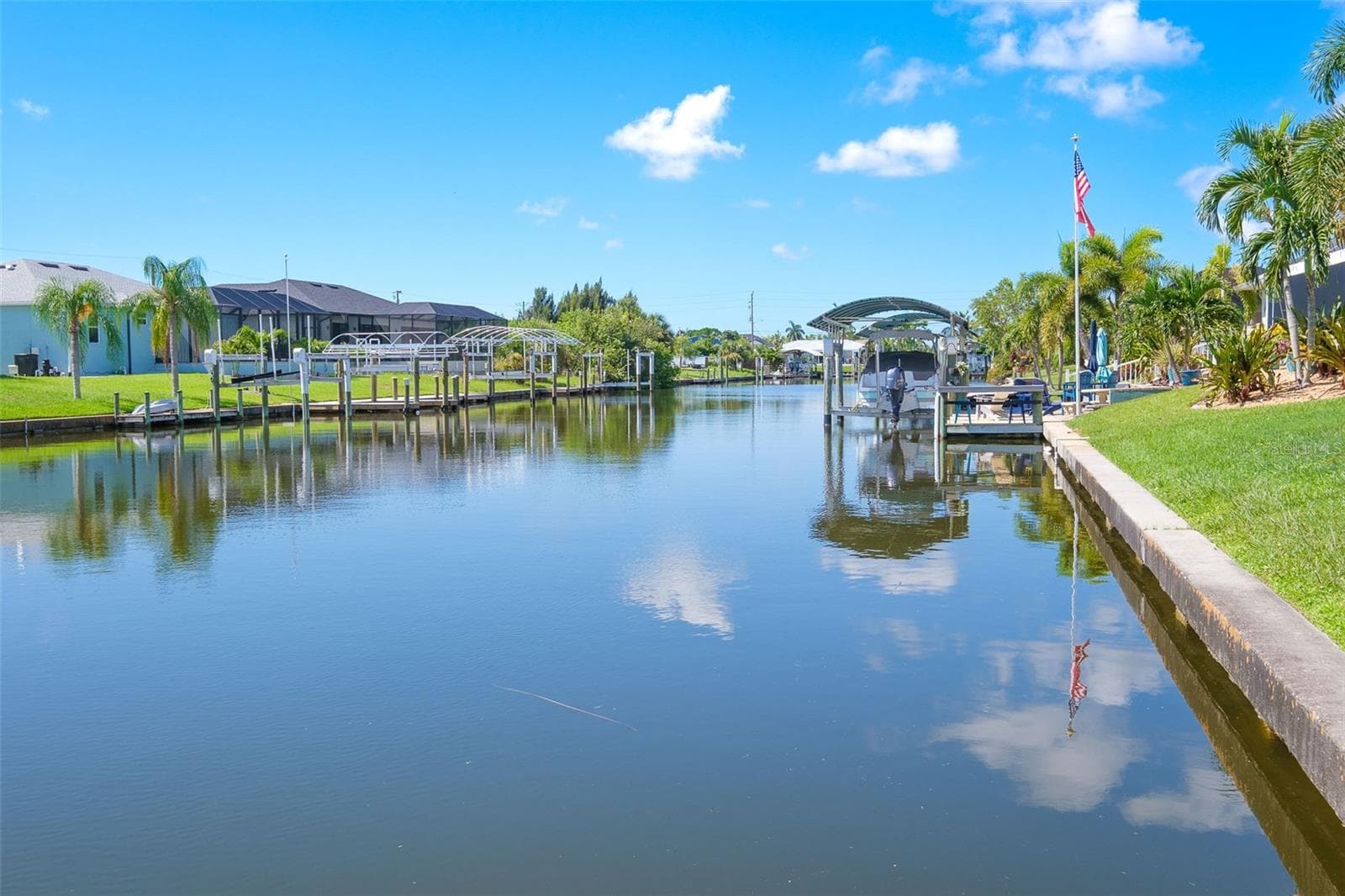 View from your seawall - 9296 ARRID CIR, PORT CHARLOTTE