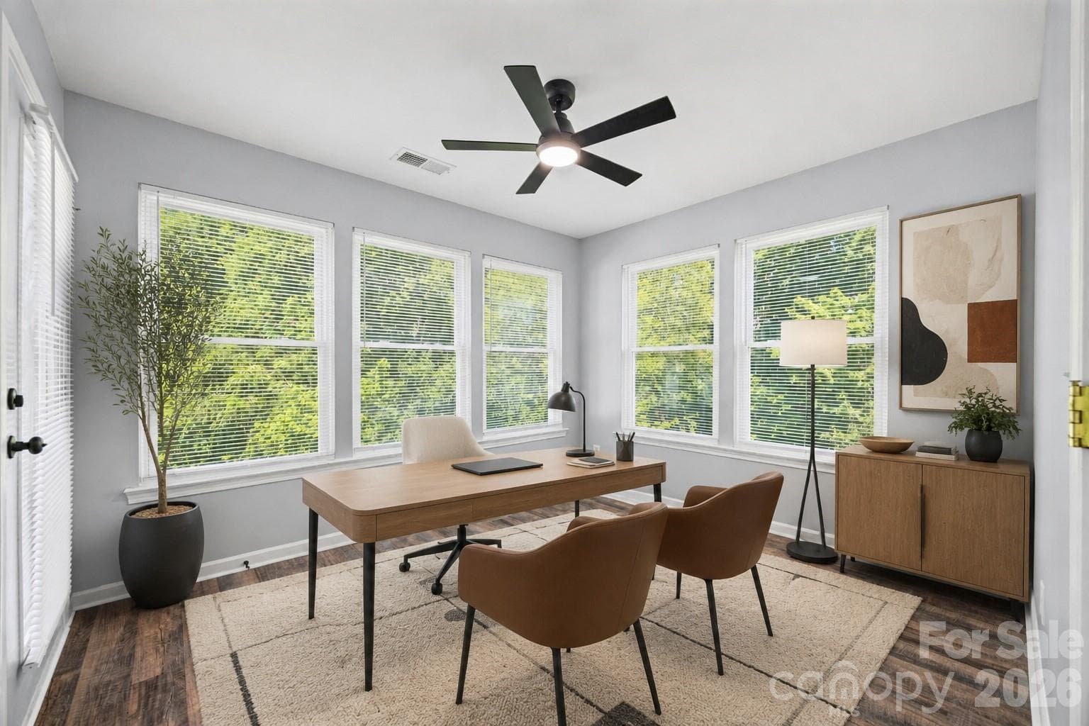 Virtually Staged as Office - 8119 Tremaine Court, Charlotte