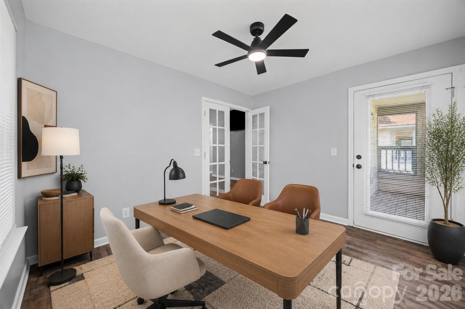 Virtually Staged as Office - 8119 Tremaine Court, Charlotte