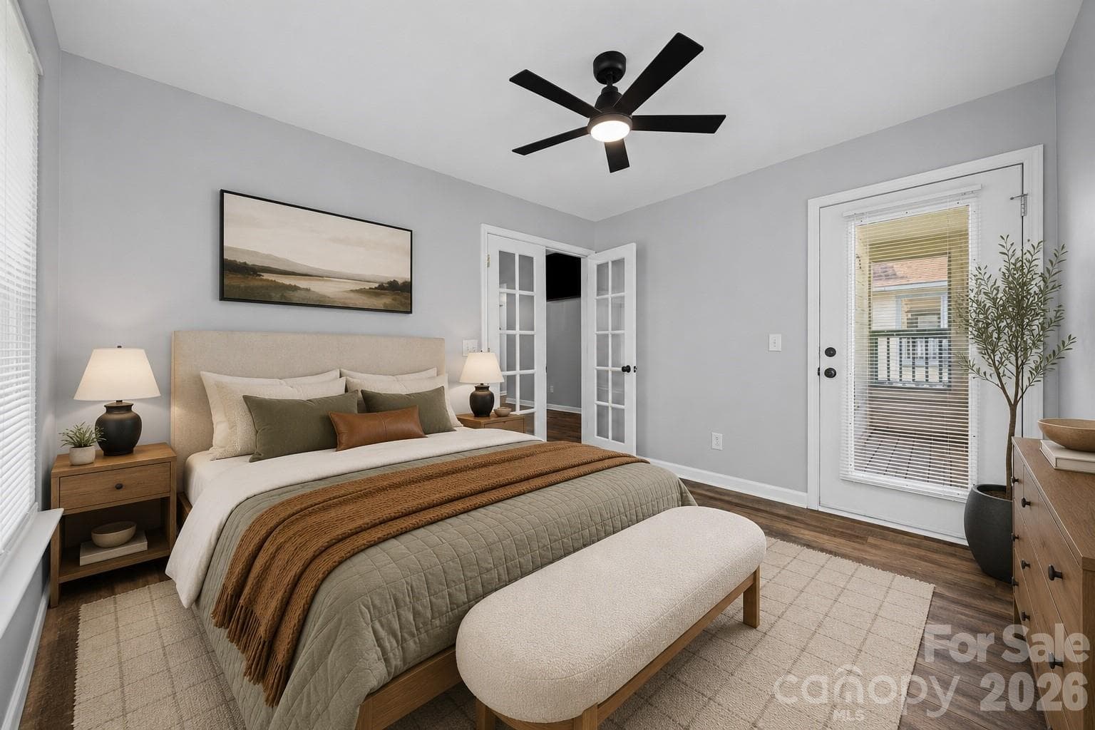 Virtually Staged as Guest Room - 8119 Tremaine Court, Charlotte