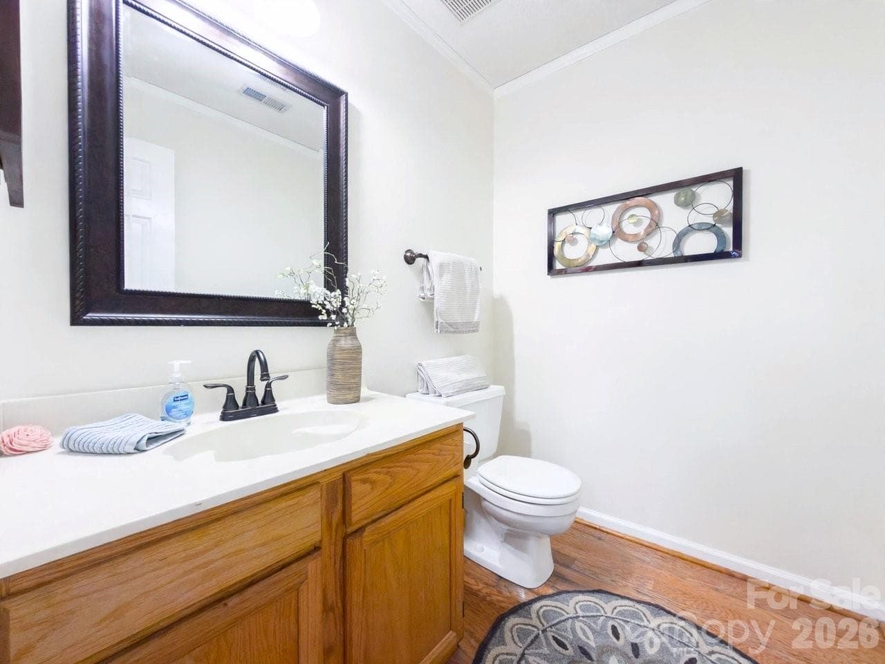 Half bath on main level - 235 Withershinn Drive, Charlotte