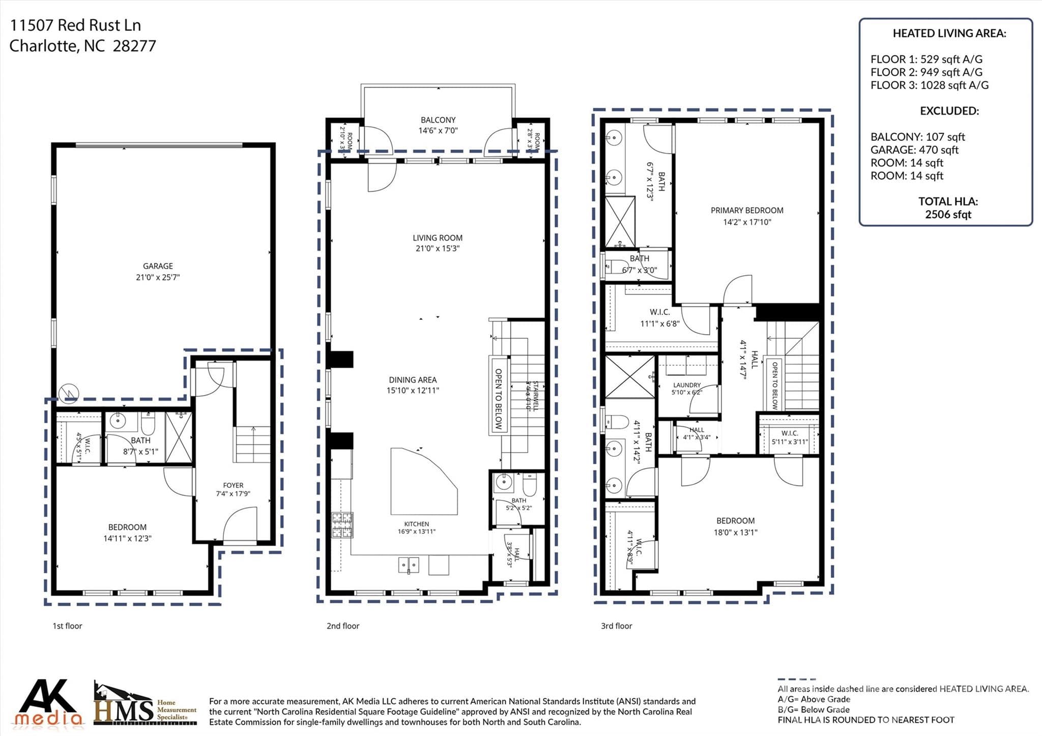 Townhouse at 11507 Red Rust Lane, Charlotte, photo 25 of 29