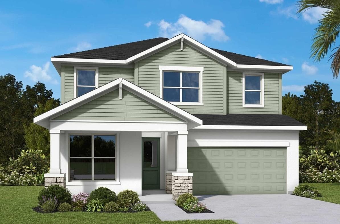 Front Exterior Rendering **Paint Colors May Vary - 811 W ORIENT ST, TAMPA