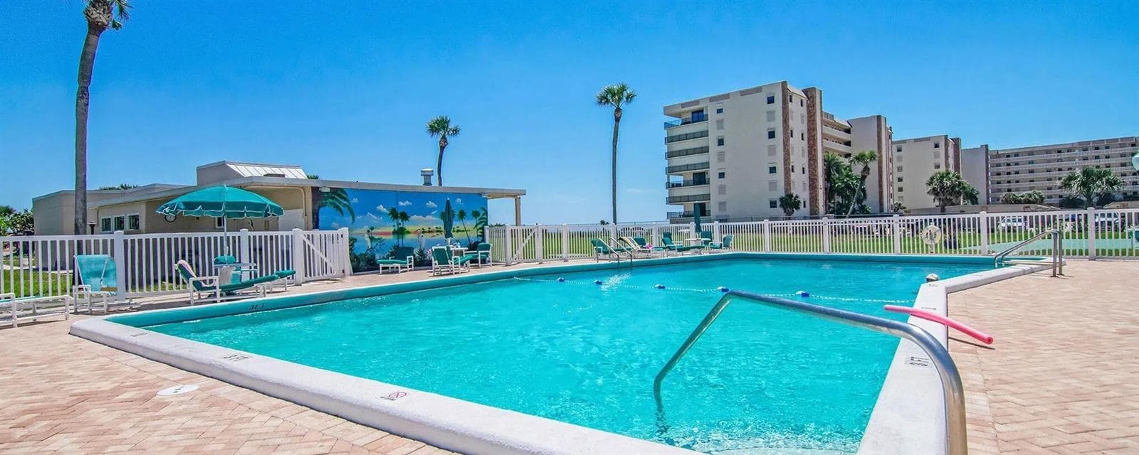 Pool View - 2020 N ATLANTIC AVE #610N, COCOA BEACH