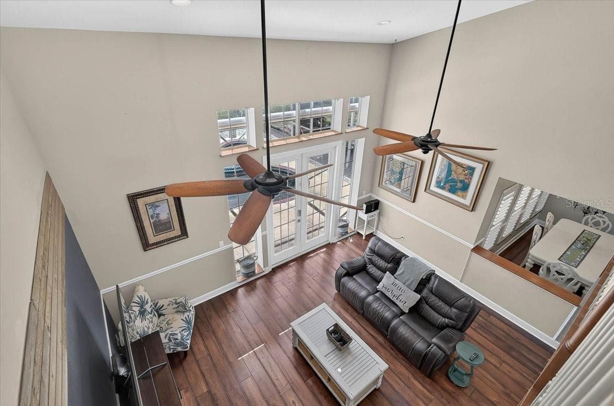 2nd floor overlook into Living room - 8814 RIVERLACHEN WAY, RIVERVIEW