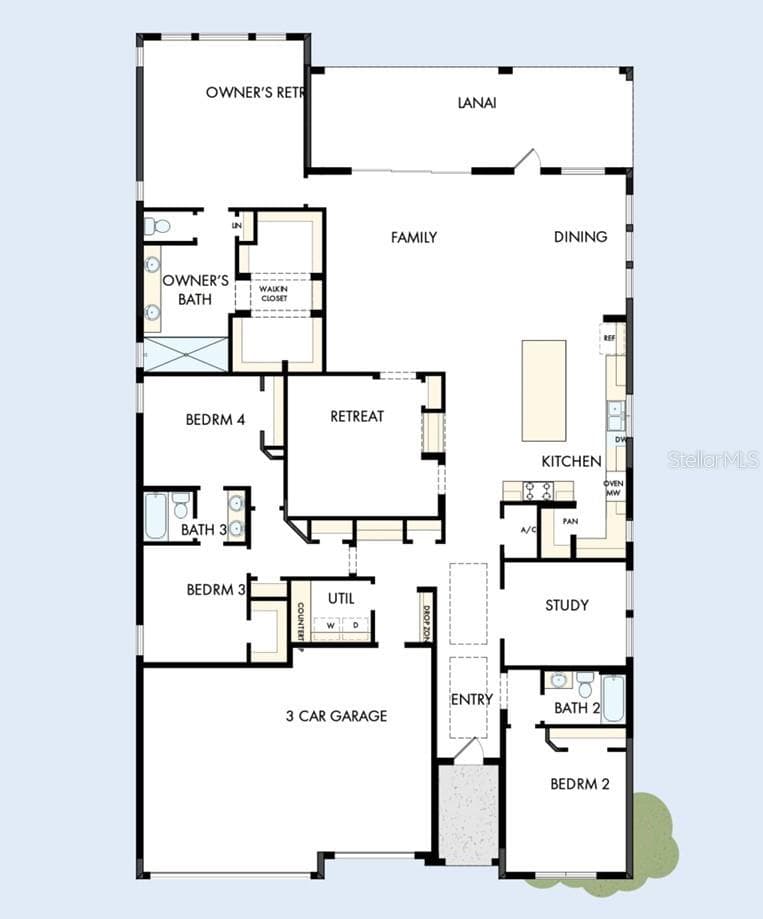 Floor Plan - 6811 HERON MEADOW DR, SARASOTA
