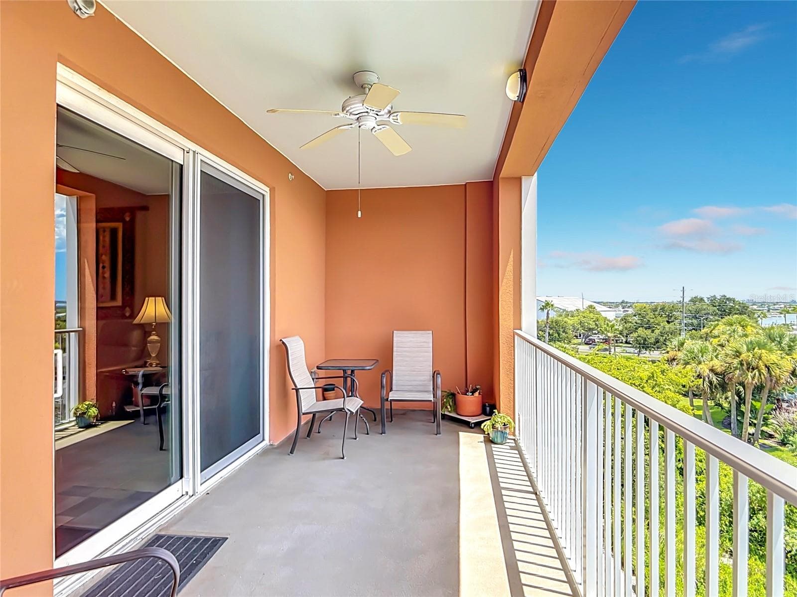 View from Balcony/Primary Bedroom Slider doors - 2 RIVERWALK DR #404, NEW SMYRNA BEACH