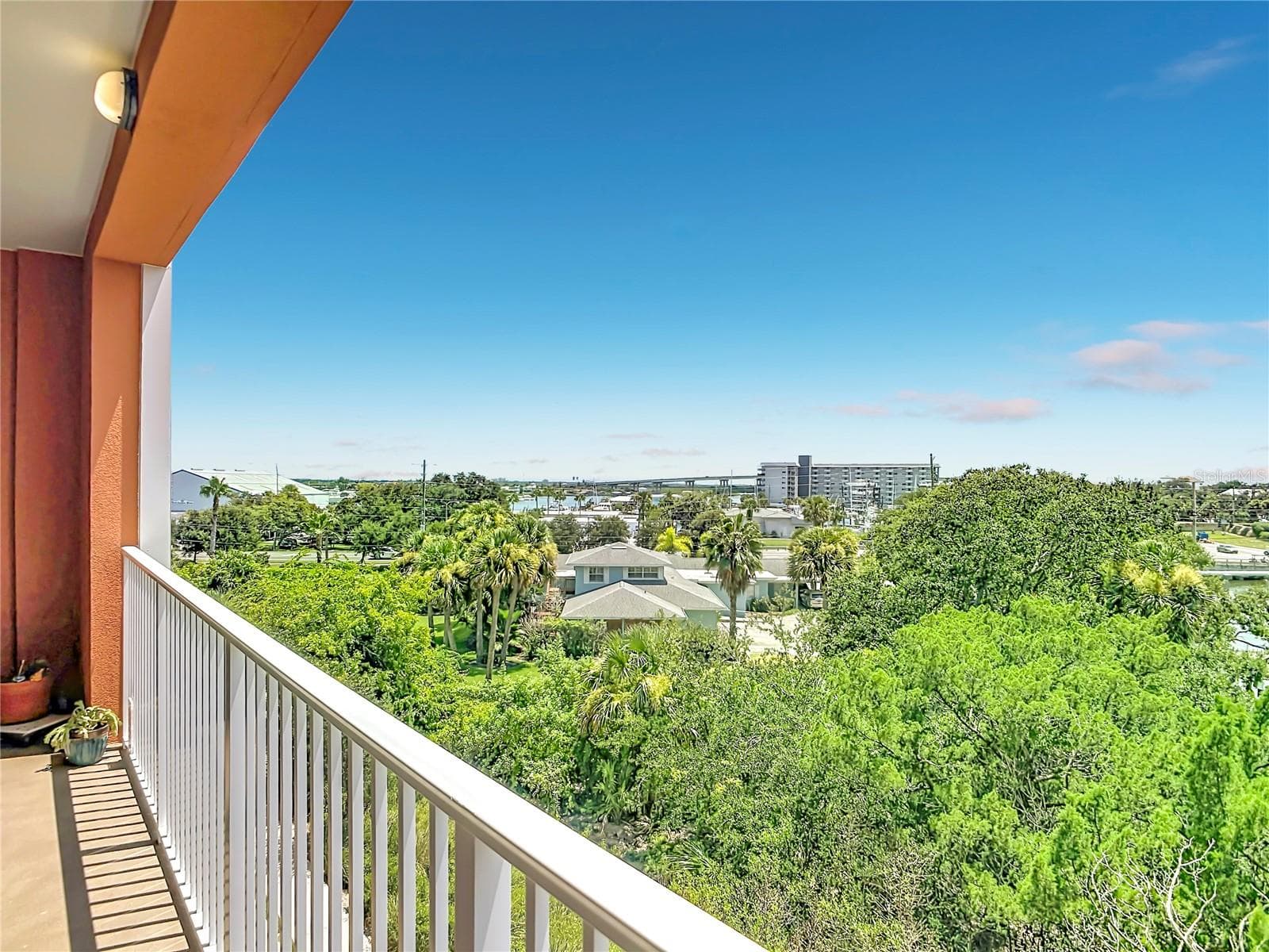 View from balcony/Primary Bedroom Slider Doors - 2 RIVERWALK DR #404, NEW SMYRNA BEACH