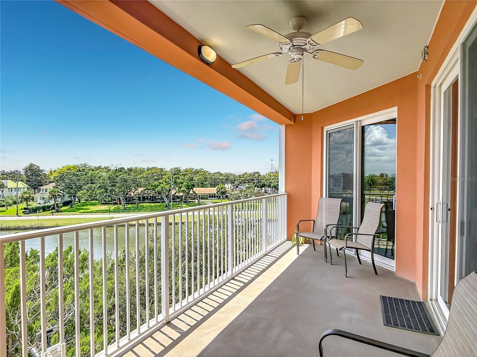 View From Balcony/Primary Bedroom Slider doors - 2 RIVERWALK DR #404, NEW SMYRNA BEACH