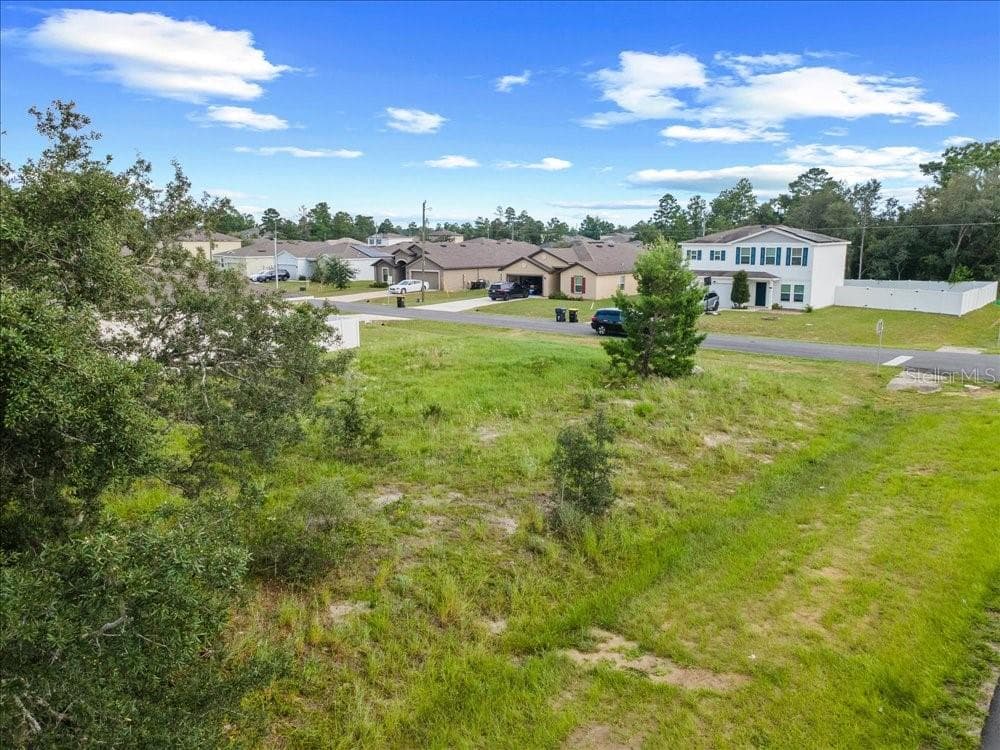 View of Vacant Lot and Surrounding Residential Aerea - 284 FIG CT, POINCIANA