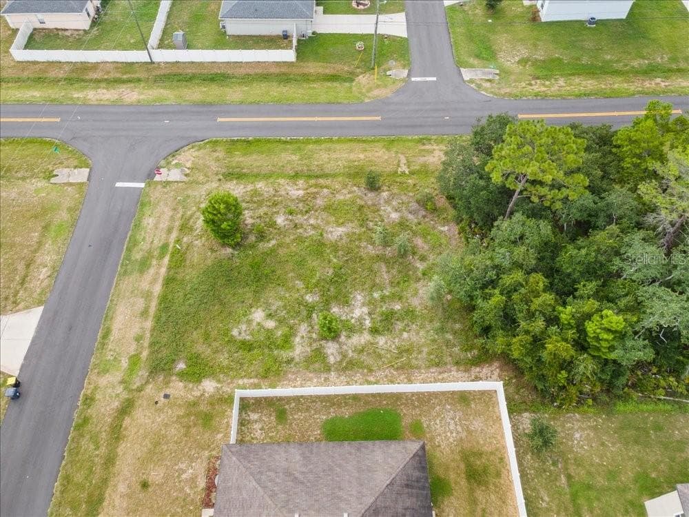 Aerial View Of Vacant Lot and Surrounding Area - 284 FIG CT, POINCIANA