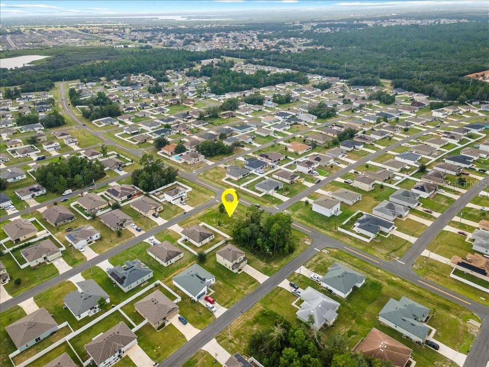 Aerial View Showing Property Location and Surrounding Neighborhood - 284 FIG CT, POINCIANA