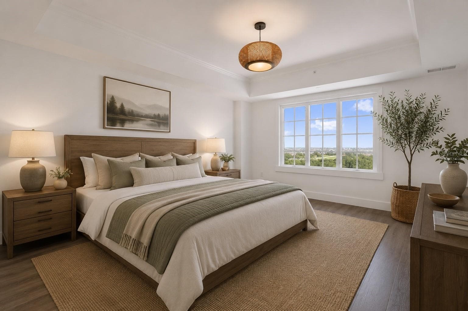Virtually Staged Guest Bedroom - 7593 GATHERING DR #707, REUNION