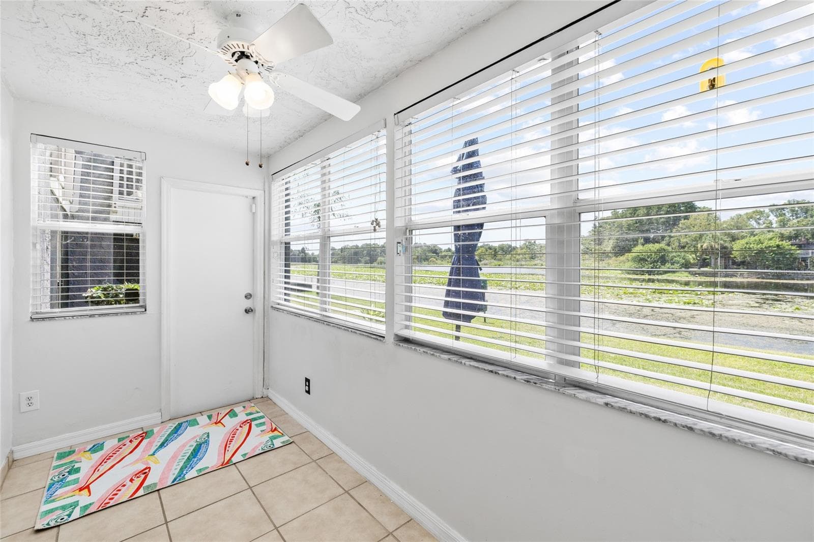 Rear door to the back area and pond. - 4038 CORTEZ DR #B, TAMPA
