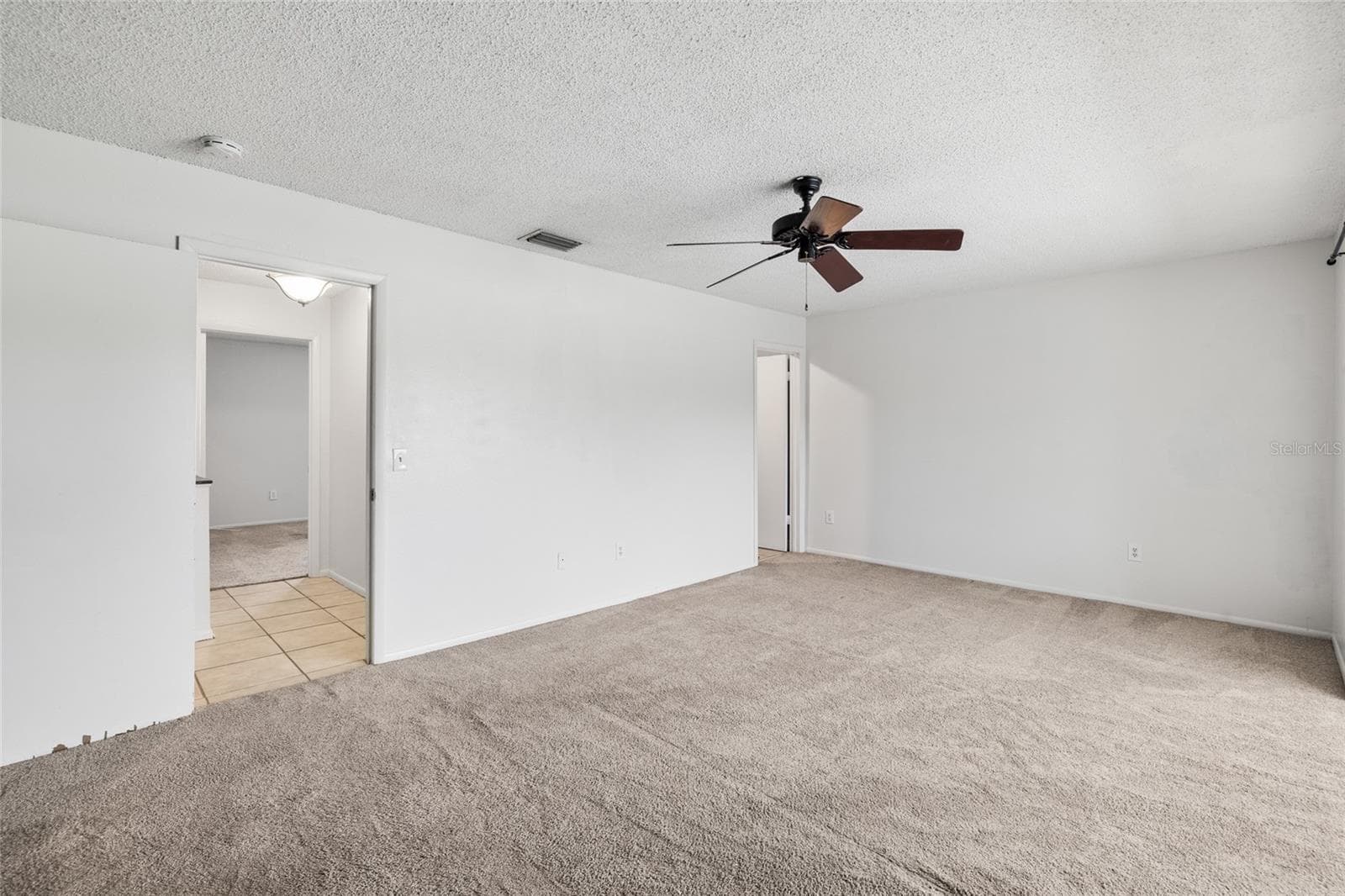 Entry to hall and en-suite bath - 4038 CORTEZ DR #B, TAMPA