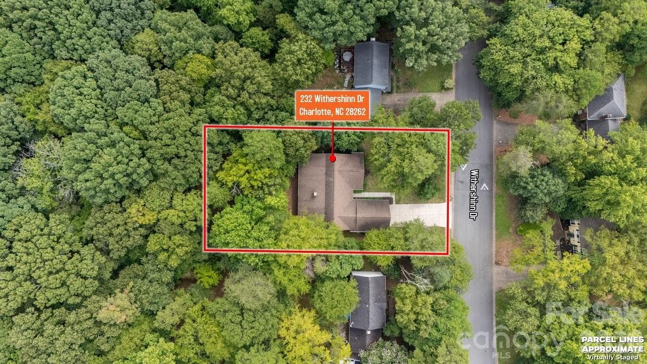 arial views - 235 Withershinn Drive, Charlotte
