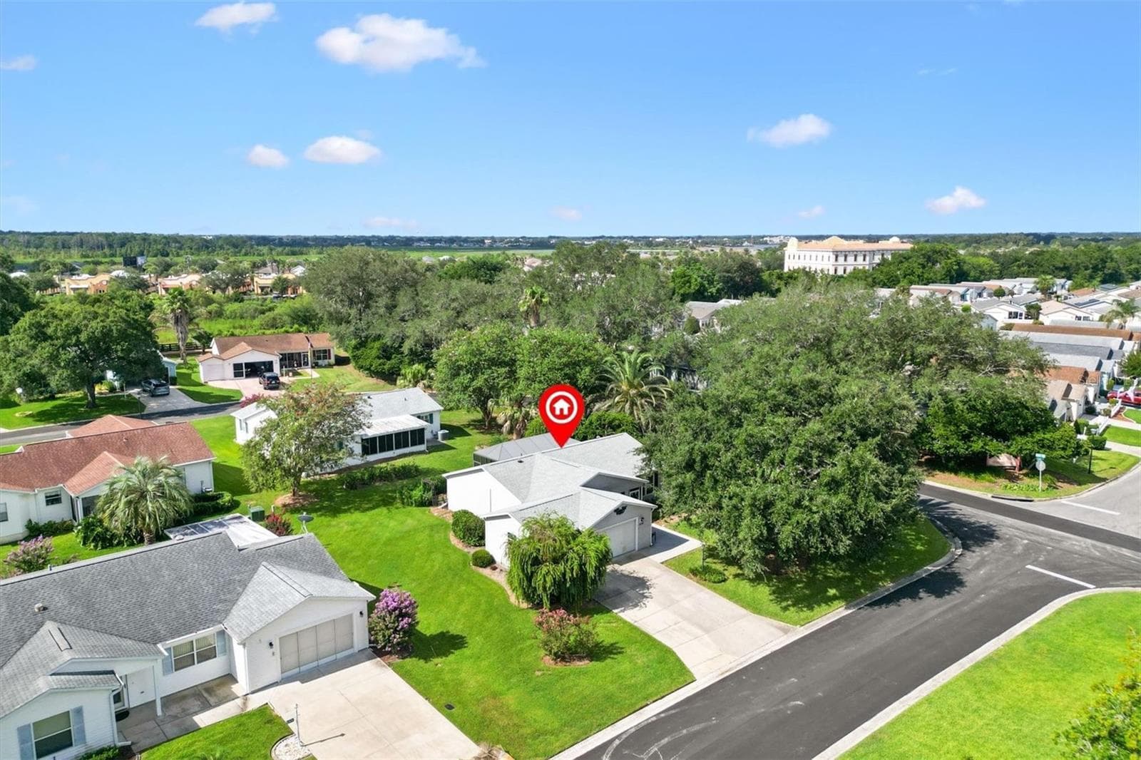 AERIAL VIEW OF THIS BEAUTIFUL HOME - 1426 JUAREZ PL, THE VILLAGES