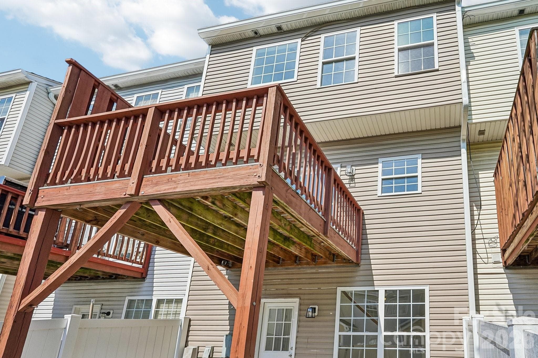 Deck and fenced in yard - 13211 Calloway Glen Drive, Charlotte