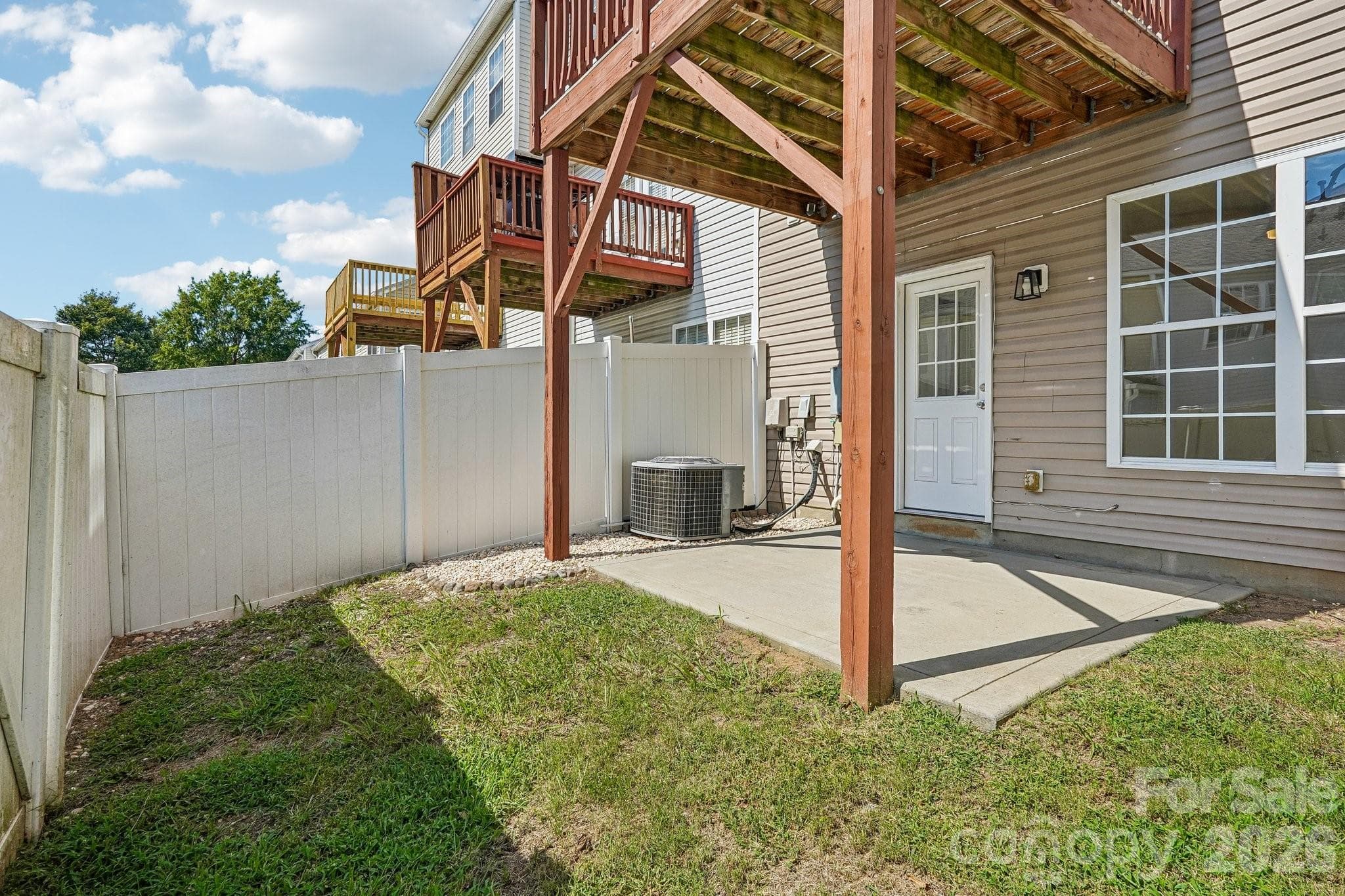 Deck and fenced in yard - 13211 Calloway Glen Drive, Charlotte