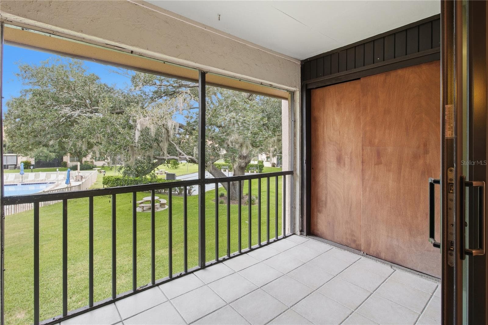 Storage on lanai - 2448 CLUBHOUSE DR #202, SARASOTA