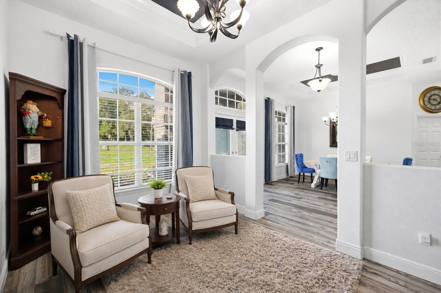 sitting room, virtually staged - 12041 SAPPHIRE DR, SPRING HILL