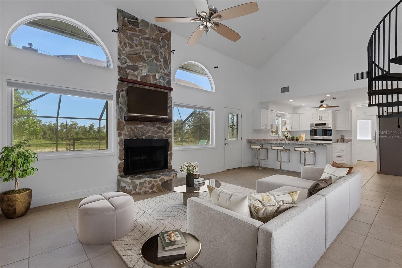 Virtually Staged Family Room - 28706 102ND DR E, MYAKKA CITY