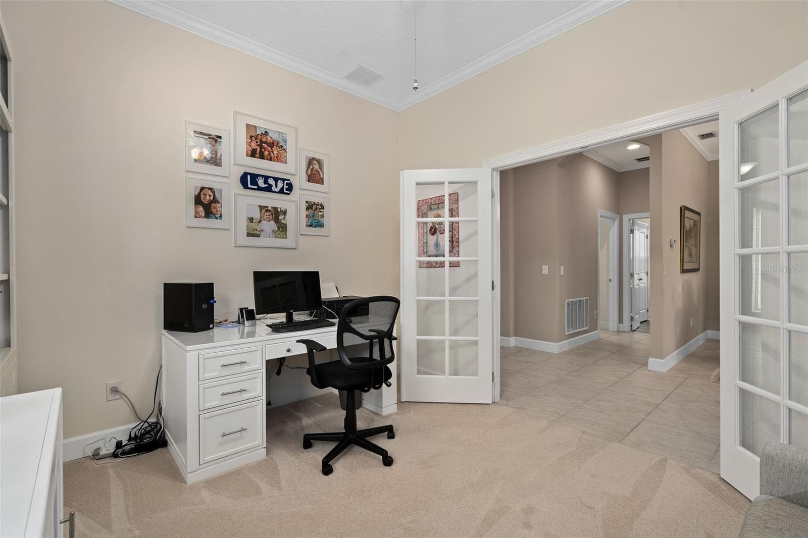 Office/Den/Study with Glass French Doors - 1197 ESPERANZA RIDGE RD, CLERMONT