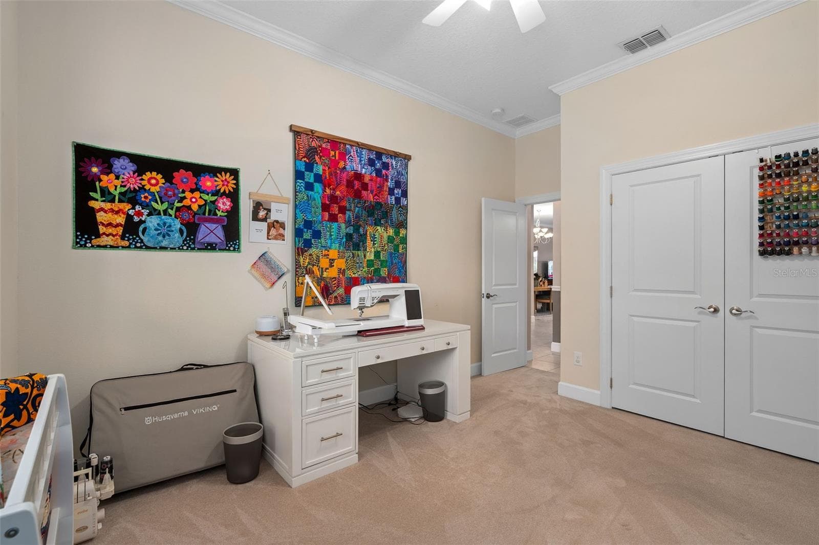 Bedroom 3 is Utilized as a Sewing Room - 1197 ESPERANZA RIDGE RD, CLERMONT