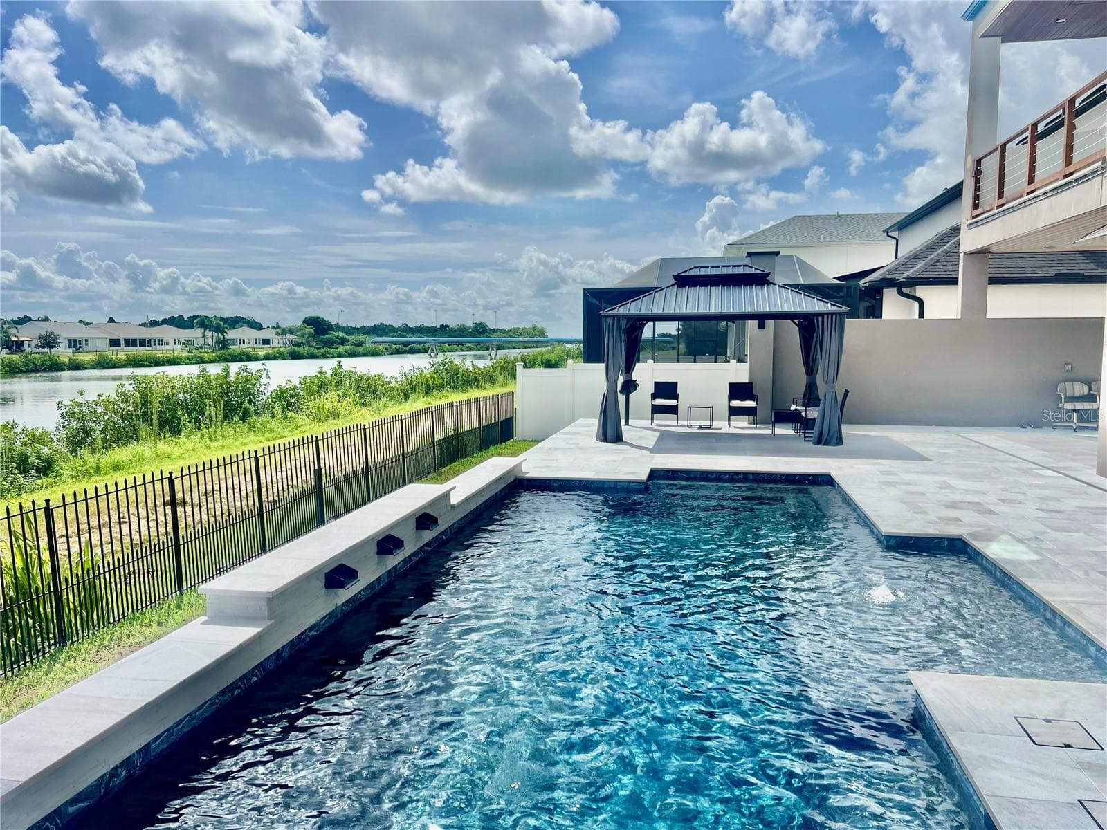 Pool is Complete - 3420 CHANNELSIDE CT, SAFETY HARBOR