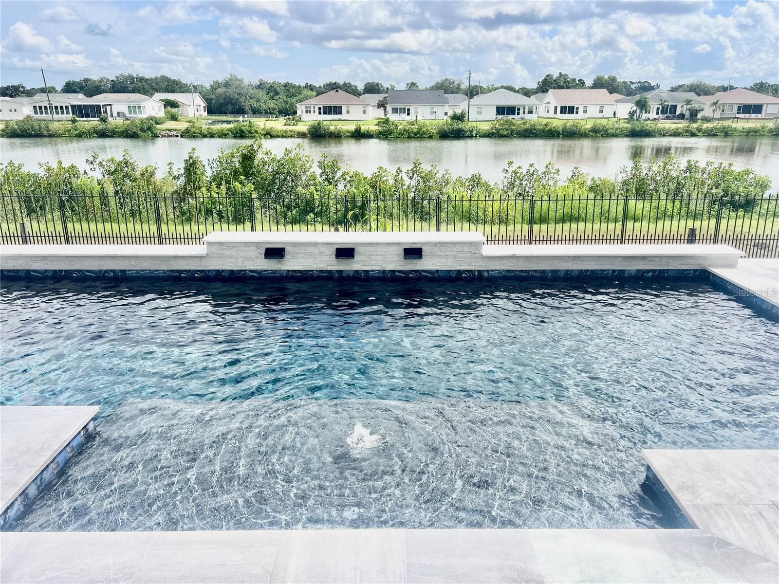 Pool is Completed - 3420 CHANNELSIDE CT, SAFETY HARBOR