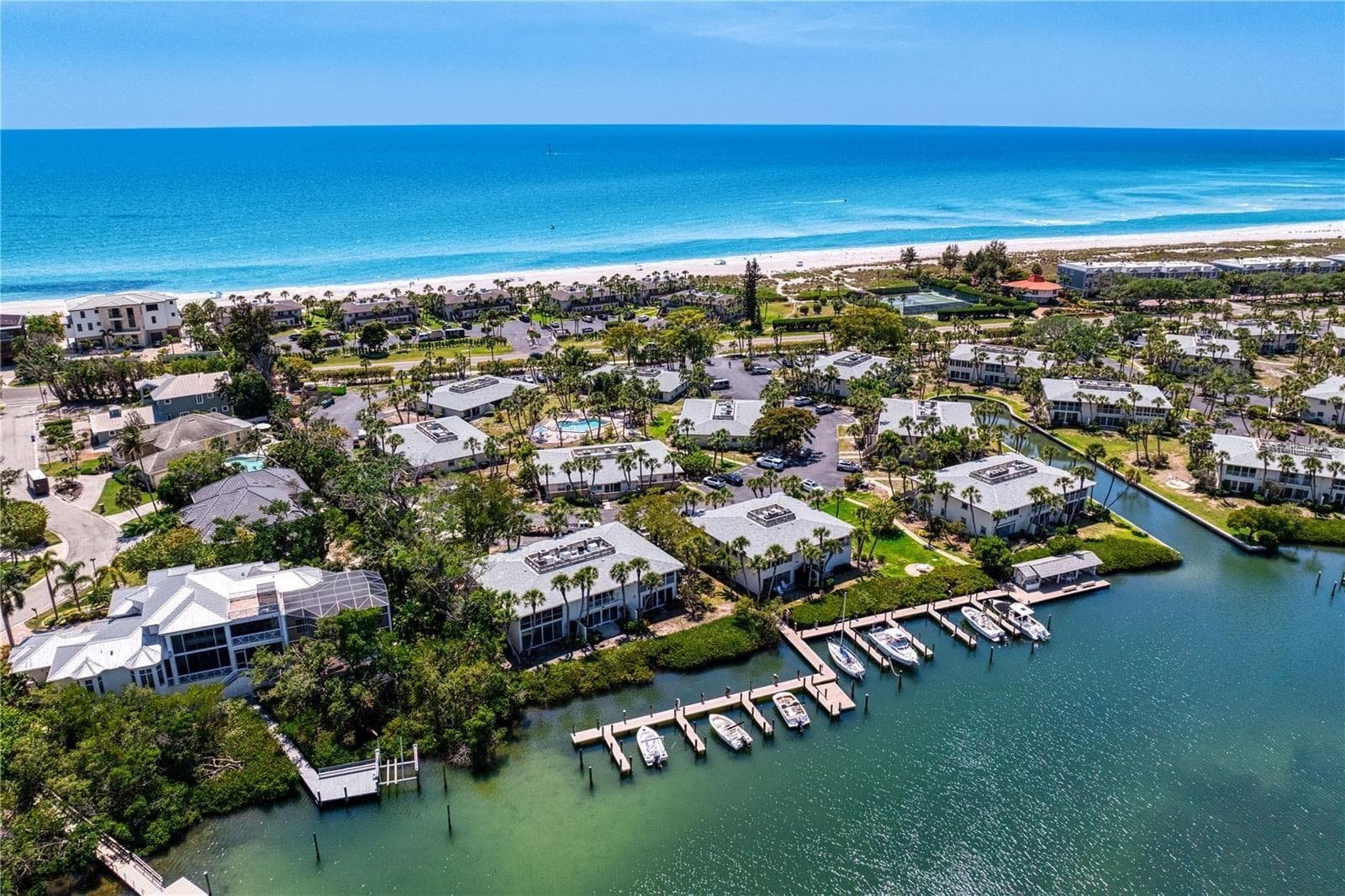 bay ..boat outside...beach across street - 6700 GULF OF MEXICO DR #118, LONGBOAT KEY