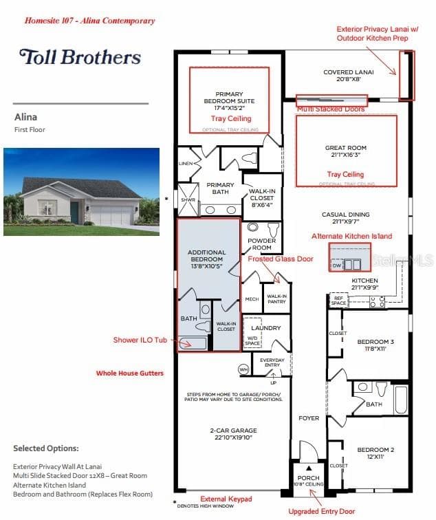 Expertly designed floorplan - 1585 STONECLIFF DR, APOPKA