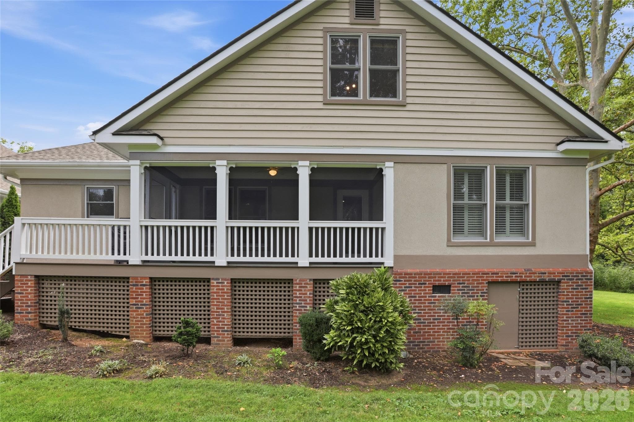 Rear exterior - 18 Creekside Way, Asheville